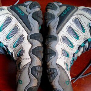 Oboz Sawtooth II Mid Hiking boots shoes women's gray sz US 8.5